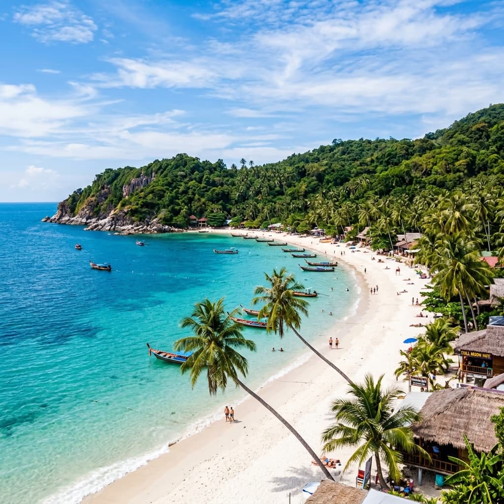 Haad Rin transfer location in Koh Phangan