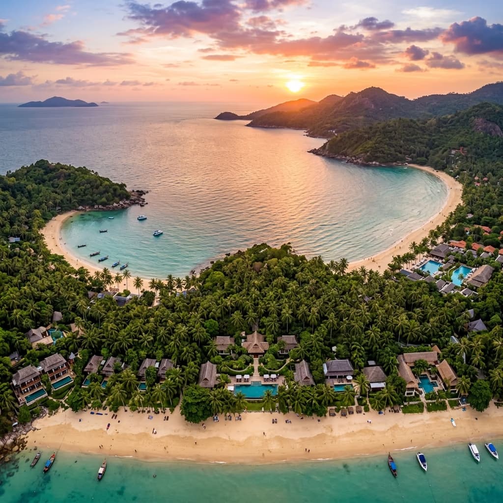 Thong Nai Pan transfer location in Koh Phangan
