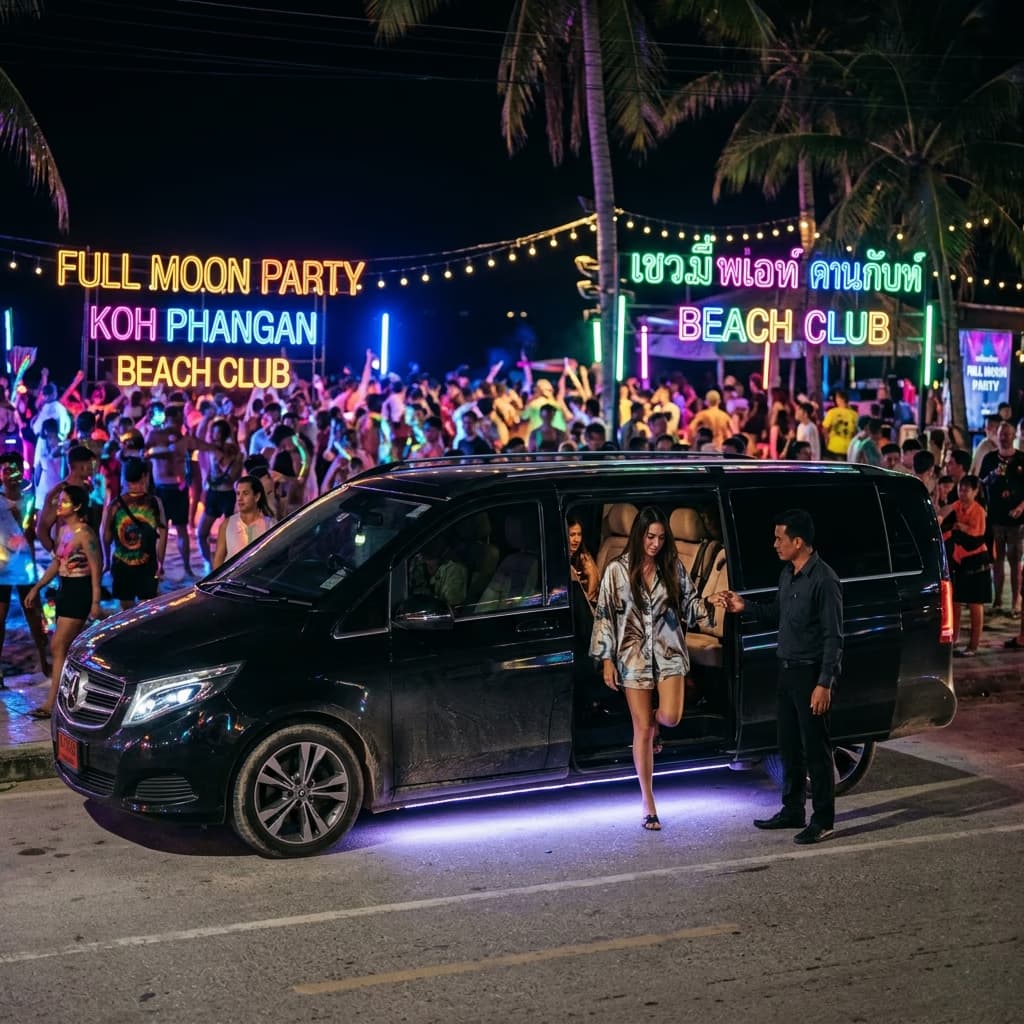 Full Moon Party Transfer in Koh Phangan